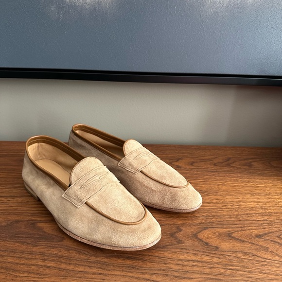 Suede slip on loafers - Picture 2 of 6